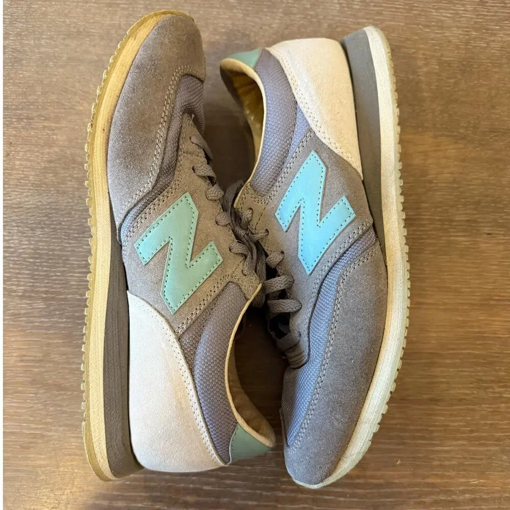NEW BALANCE 620 Gray/ Teal Sneakers Women size 9